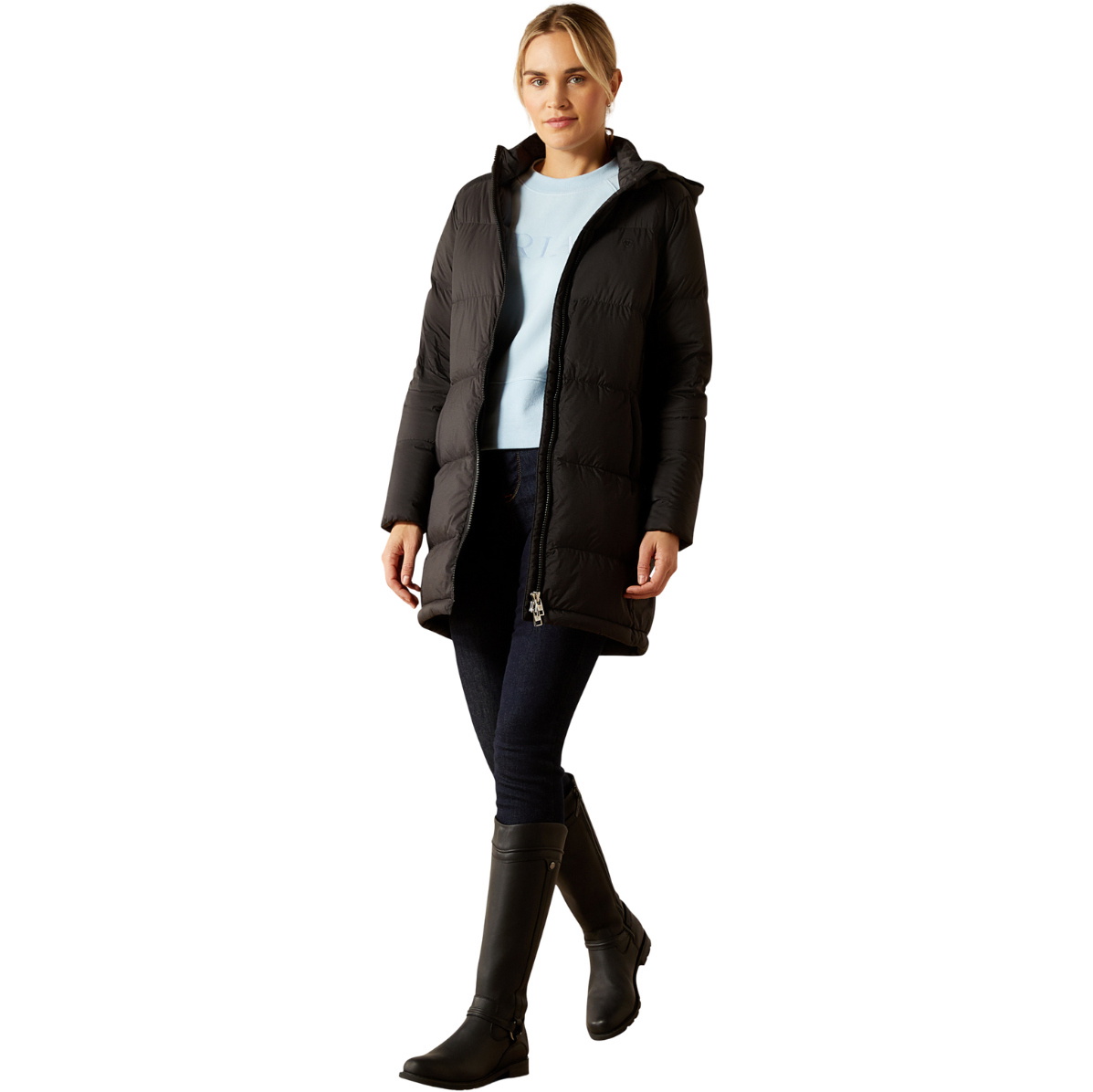 2025 Ariat Womens Ultrapuff Down Coat 10062378 - Black